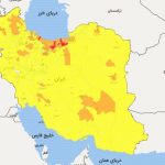 ورود به سایت رنگ بندی کرونایی شهرهای ایران،مشاهده رنگ بندی کرونایی