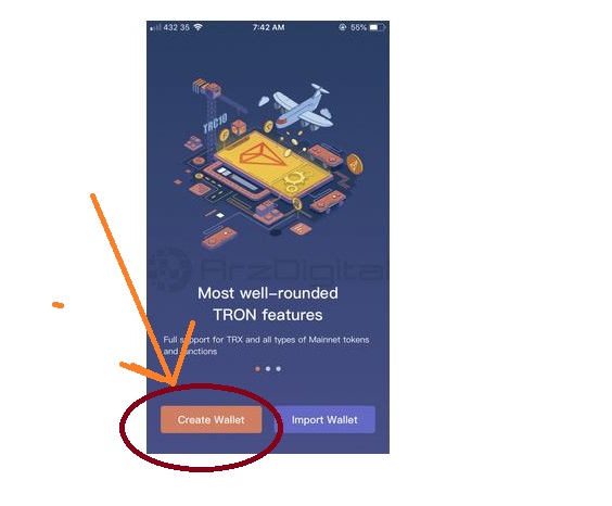 آموزش دریافت جایز ارزترون1