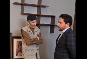 دیدار احمد مسعود با محمدحسین جعفریان