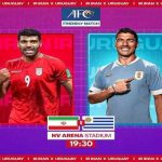 پوستر AFC برای دیدار امشب ایران - اروگوئه