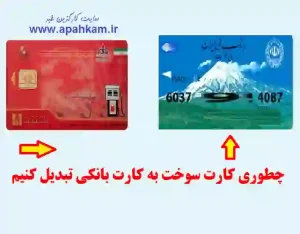 چطور کارت بانکی خود را به کارت سوخت تبدیل کنیم؟آدرس ورود به سایت تبدیل کارت سوخت